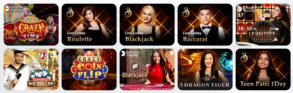 Jeux de casino en direct TrueLuck Casino