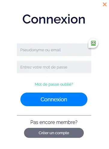 Connexion des membres du TrueLuck Casino